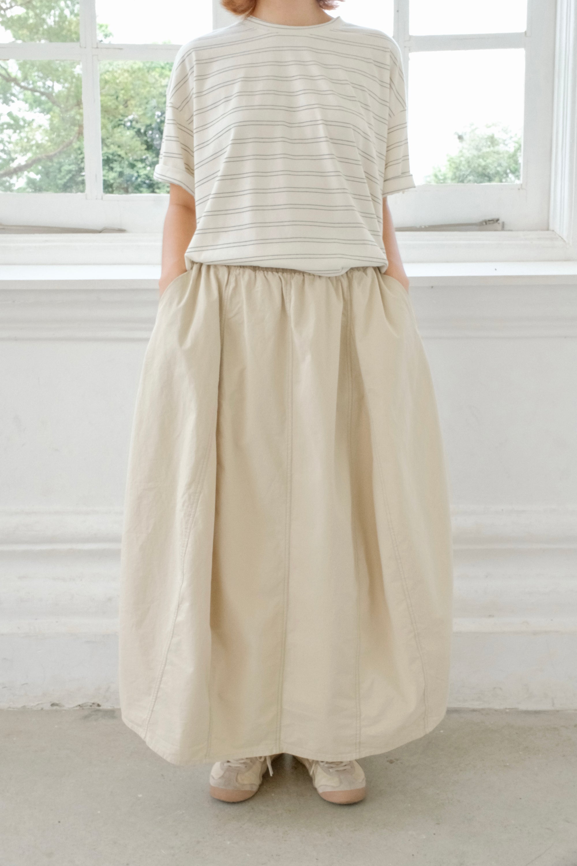 Parachute Skirt — Sand Beige